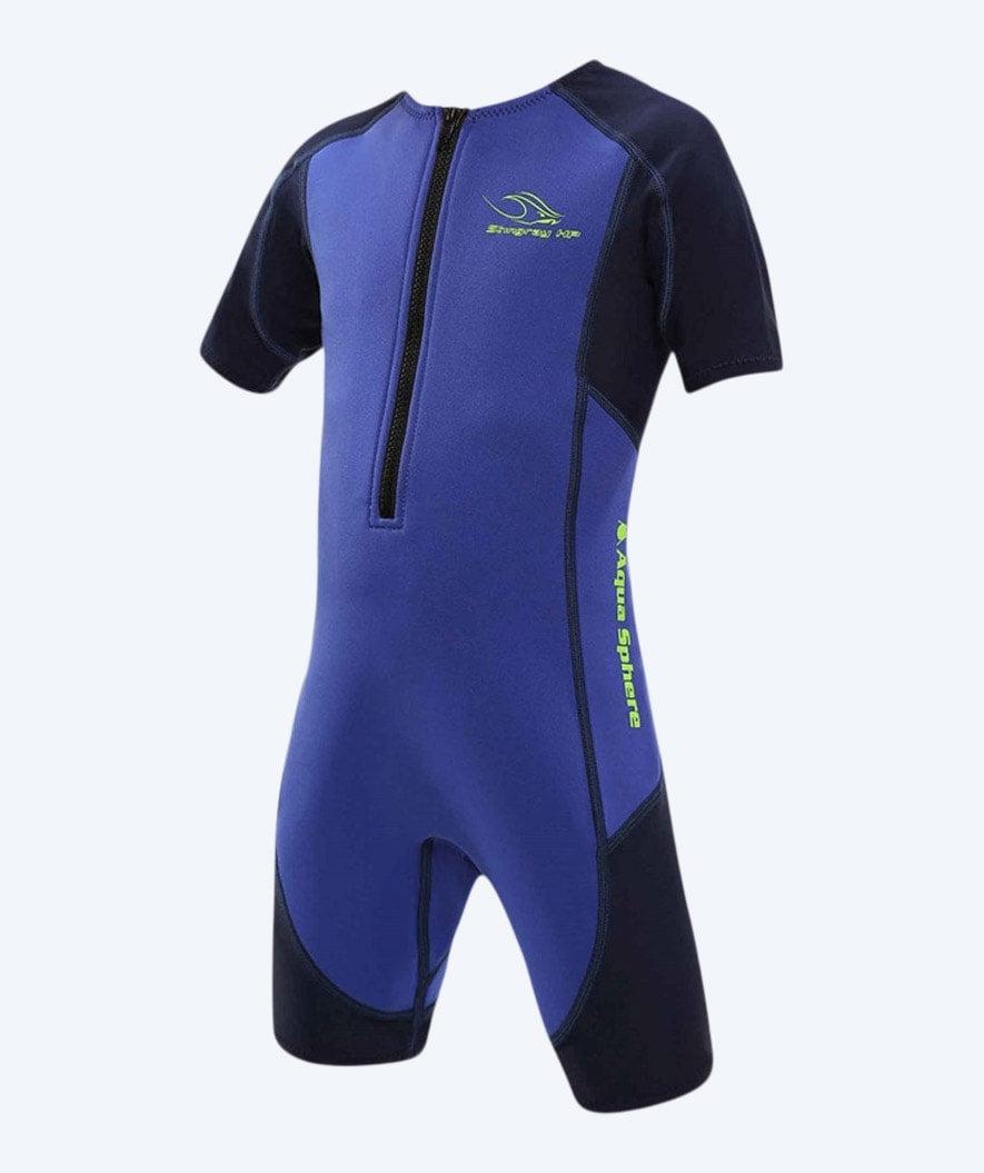 Aquasphere Stingray hybrid våddragt til børn 1-12 år i blå