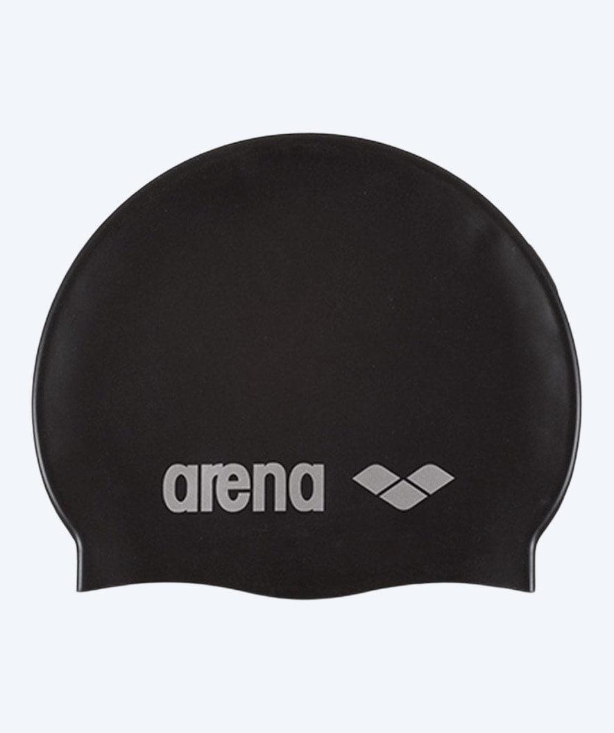 Arena Classic badehætte i sort silikone til voksne