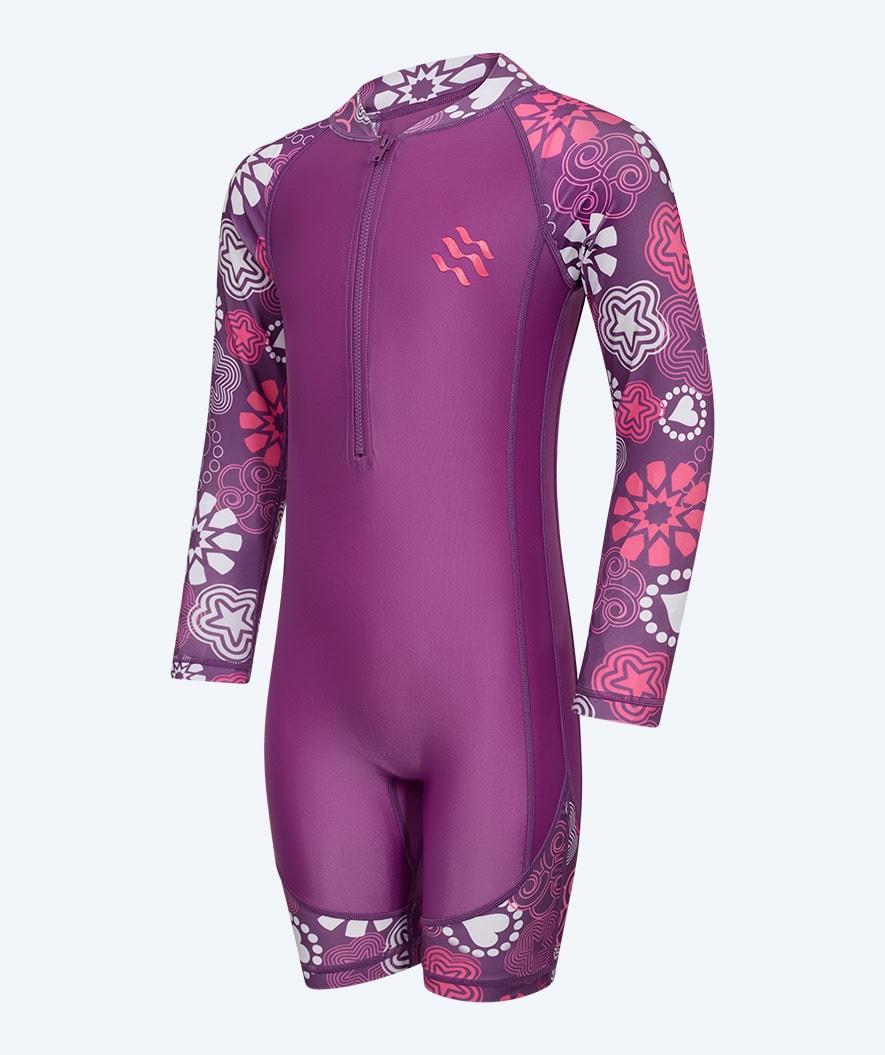 Watery Athena Langærmet Rashguard til børn i lilla
