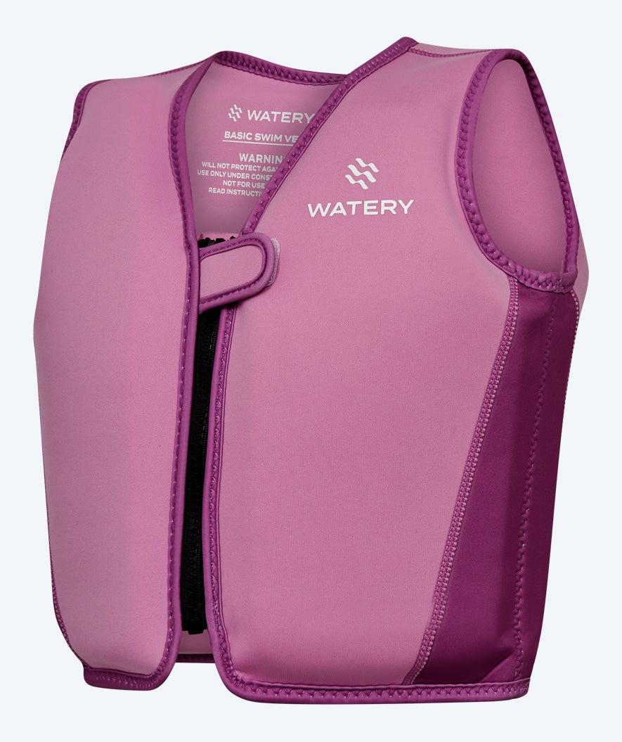 Watery Basic simväst för barn i lila färg