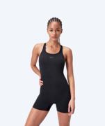 Speedo Endurance badedragt med ben til damer i sort