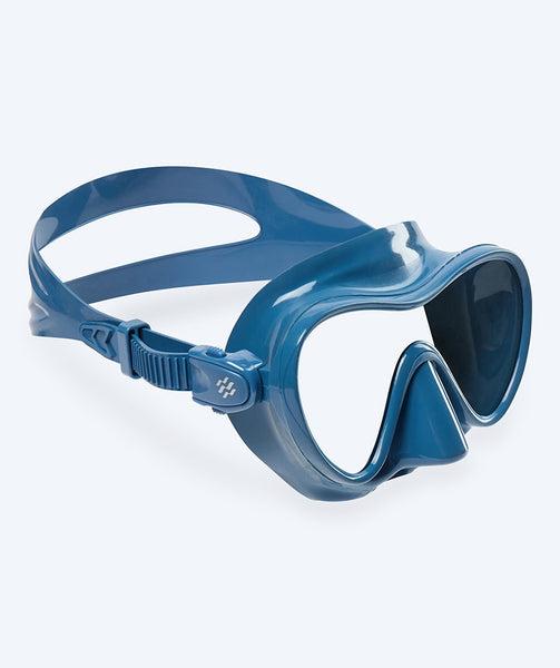 Watery Cliff dykmask för vuxna i blå, enkel lins, låg volym