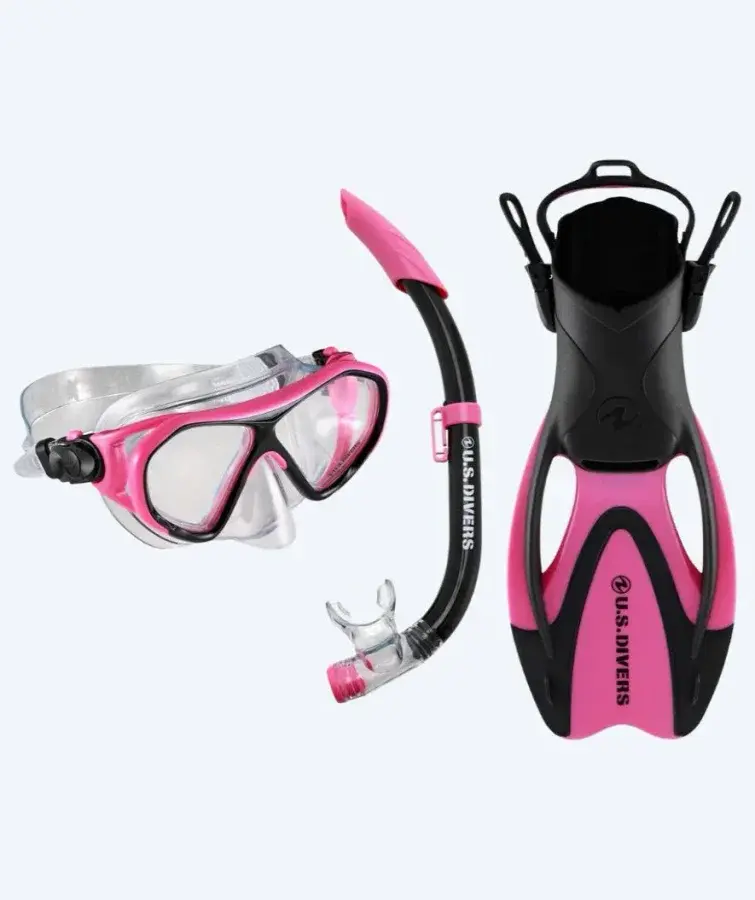Aqualung snorkelset för barn 8-18 - Dorado II - Rosa/Svart produktbilde